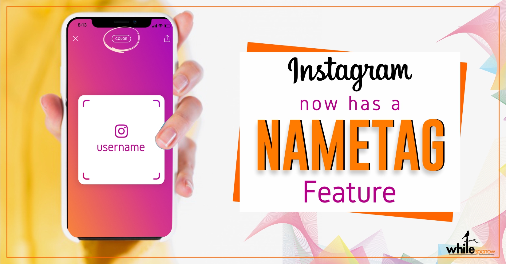 Instagram now has a Nametag feature
